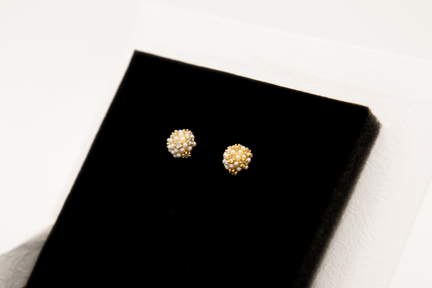 Mini Pearl Bouquet Studs