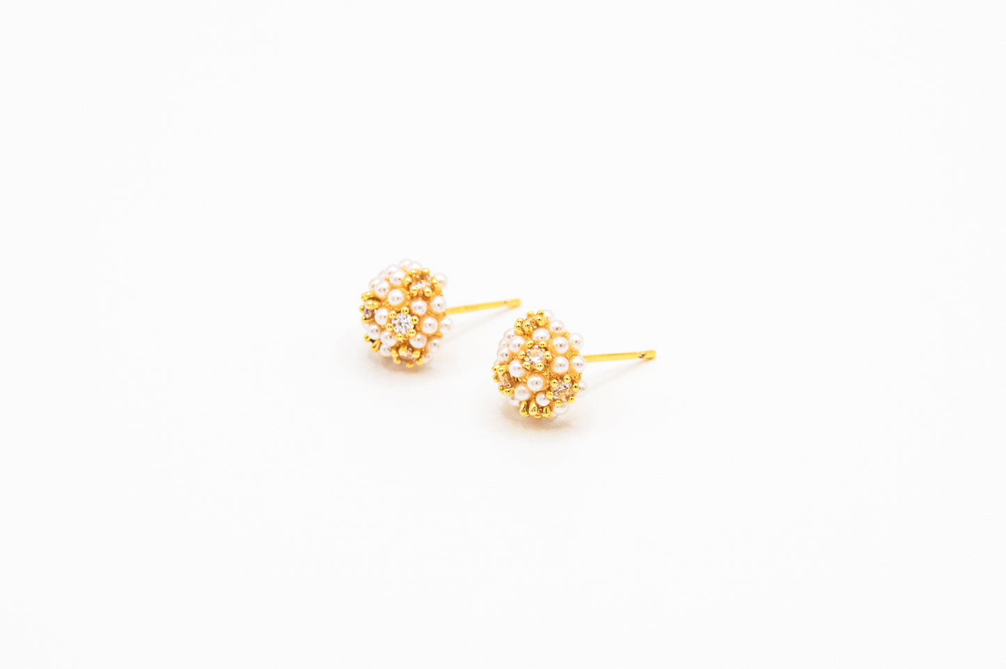 Mini Pearl Bouquet Studs