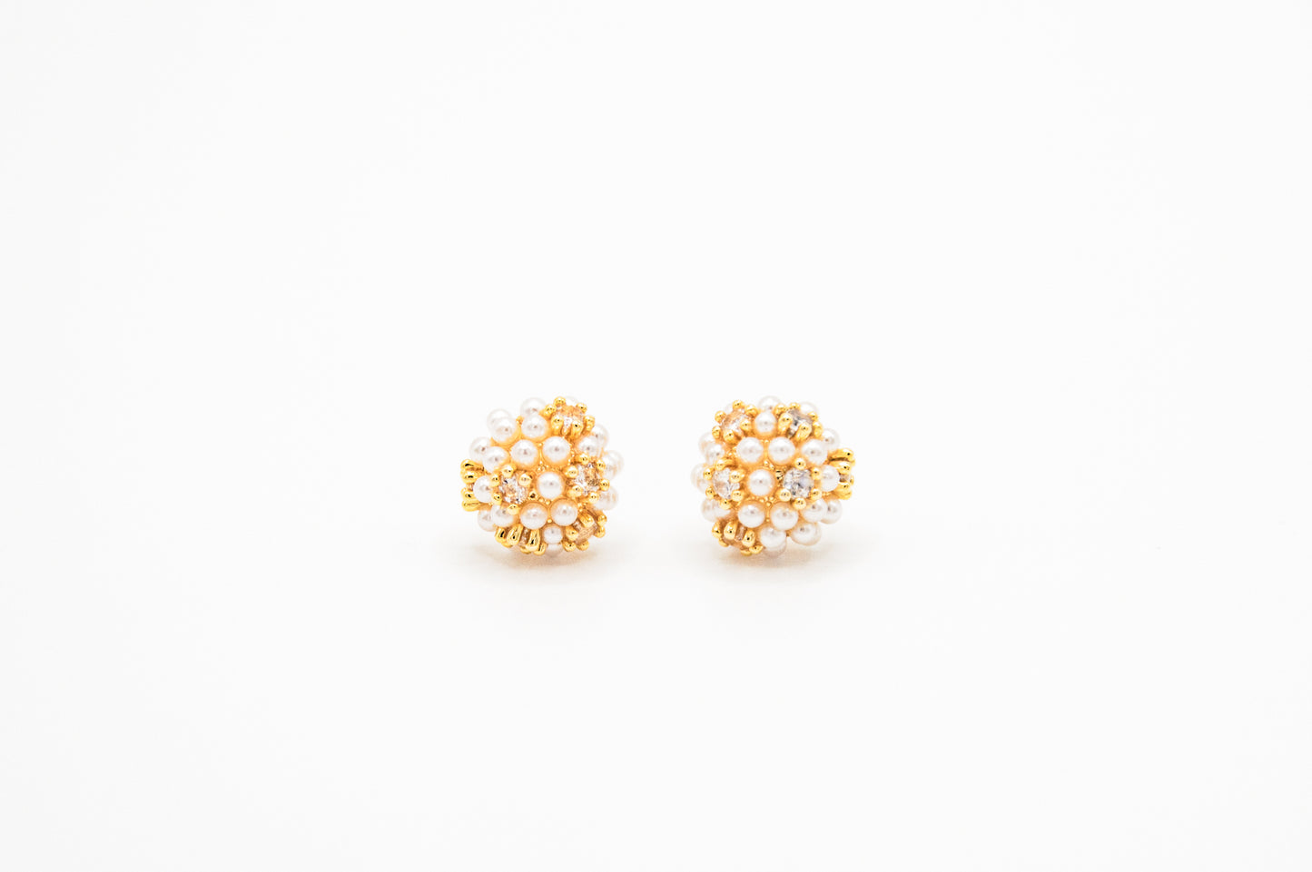 Mini Pearl Bouquet Studs