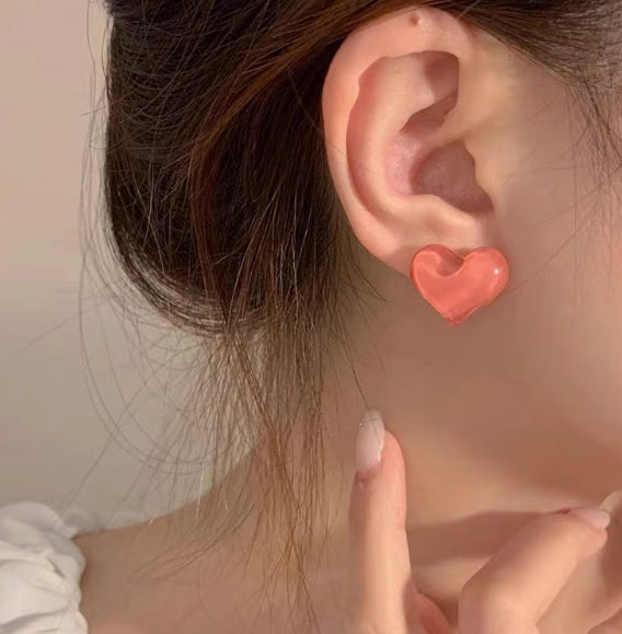 Jelly Heart Classic Studs